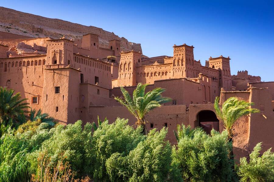 古堡一日游和古堡艾特·本·哈杜（Kasbah Ait Ben Haddou）