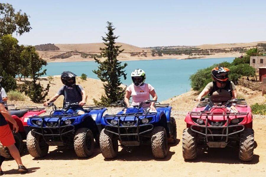 马拉喀什的 Lalla Takerkoust Lake Quad Bike 体验