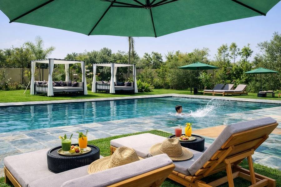 Marrakech Sunrise Balloon, Pool Day Pass & Lunch