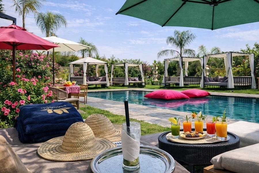Marrakech Sunrise Balloon, Pool Day Pass & Lunch